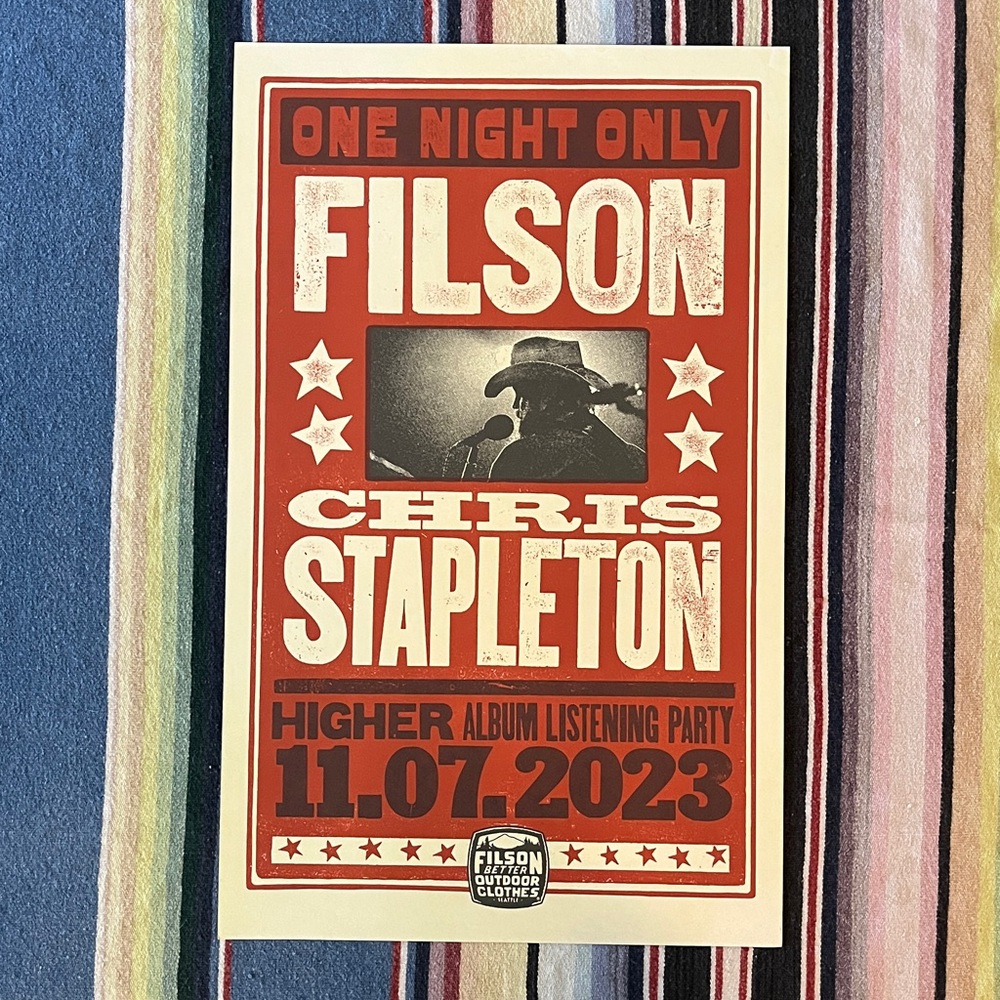 Filson x Chris Stapleton Promo Print